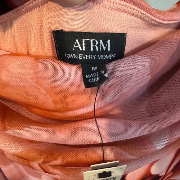 AFRM Pink Floral Long Sleeve Dress - Picture 4 of 12